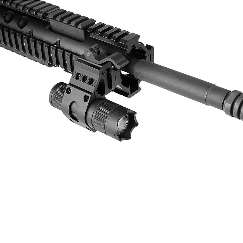 Weapon Flashlight Mount 1" Offset Picatinny Quick Release 45 Degree Picatinny Rail Ring Mount Laser Sight Mlok