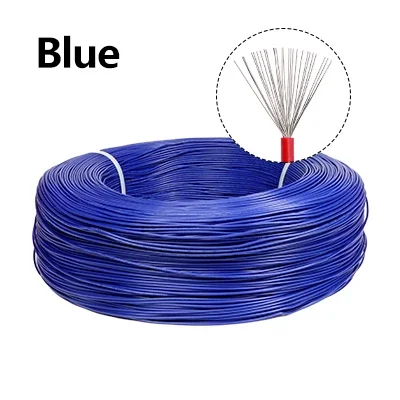 2/5m UL1007 Electronic Wires AWG 30 28 26 24 22 20 18 16 DIY LED Lamp Lighting Wire Line 300V PVC Insulated Tinned Copper Cable image 11