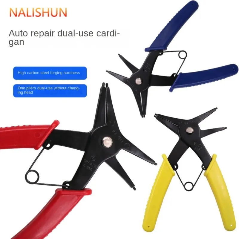 

Circlip pliers internal and external circlip retaining ring pliers inner card outer retaining ring car repair tool