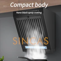 380mm Mini Single-Motor Kitchen Hood Household Rental Room Side Suction Kitchen Ventilator Exhaust Hood Energy Conservation 2