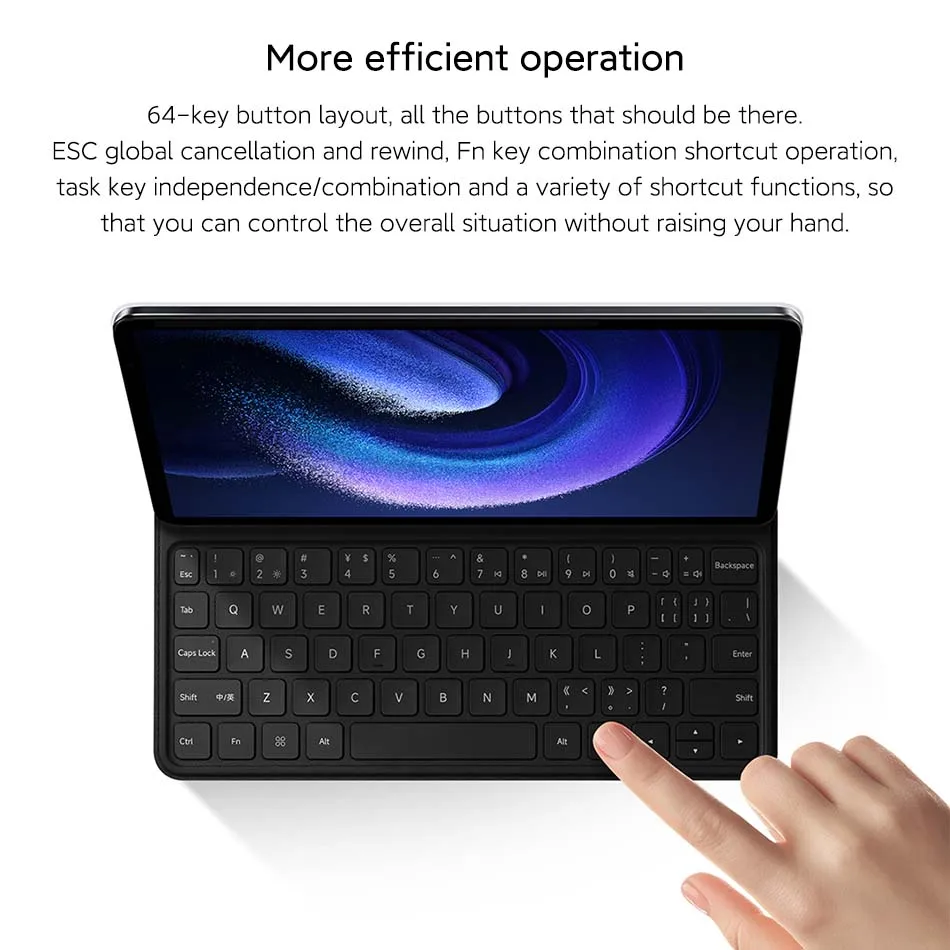 Tablet Keyboard Case Original Xiaomi Pad 6 / 6 Pro Keyboard Case For MI Tablet Series Magnetic Touch Keyboard Shell Double-sided PU Protective Case