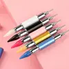 1PC Nail DIY Art Dual-Ended Diamond Point Drill Pen Picking Tool Nail Rhinestone Gems Sticky Picker Wax Pencil Manicure Tools 3