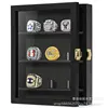 Wall-mounted Commemorative Ring Display box Stainless Steel ring for boyfriend gift Champion ring box accessories for fans gift 4
