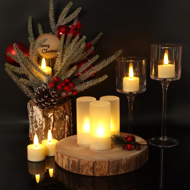Velas Led Sin Llama De Cera Real Con Control Remoto Y Tempor | Meses