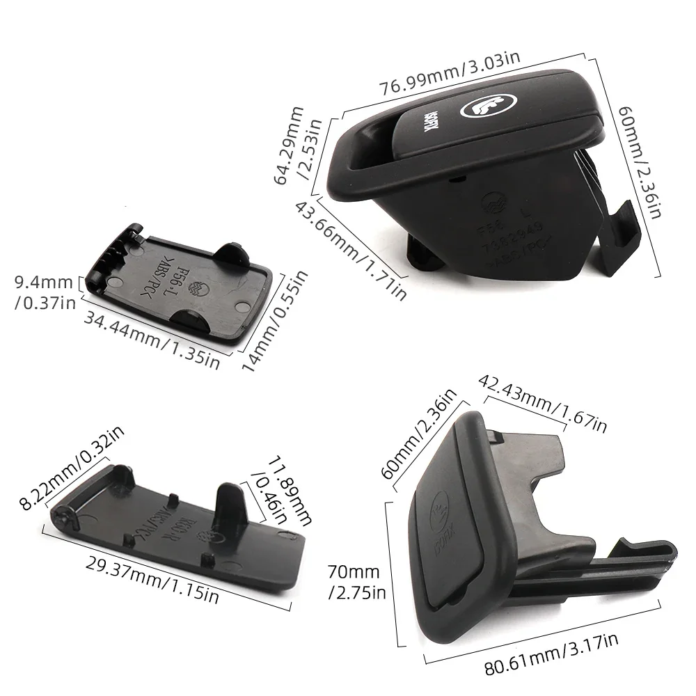 522073829 Car Rear Child Chair Seat Cover Anchor Safety ISOFIX Assembly Trim For BMW Mini R56 R57 CLUBMAN R55 JCW 522091782