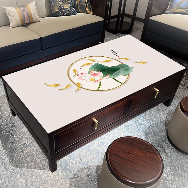 

Table mat, Chinese style coffee table mat, waterproof, oil resistant, and washable table mat, tabletop