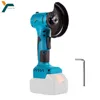Brushless Mini Angle Grinder 100mm Polishing Cutting Machine Rotatable Cordless Woodworking Grinder Fit For 18V Makita Battery 1