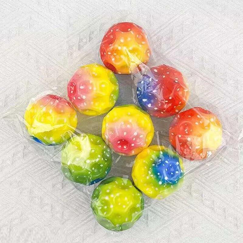 3PCS Moon Ball Children Toys Extreme High Bouncing Ball Space Balle Rebondissante Party Carnival Fun Favors Spielzeuge Kinder 6