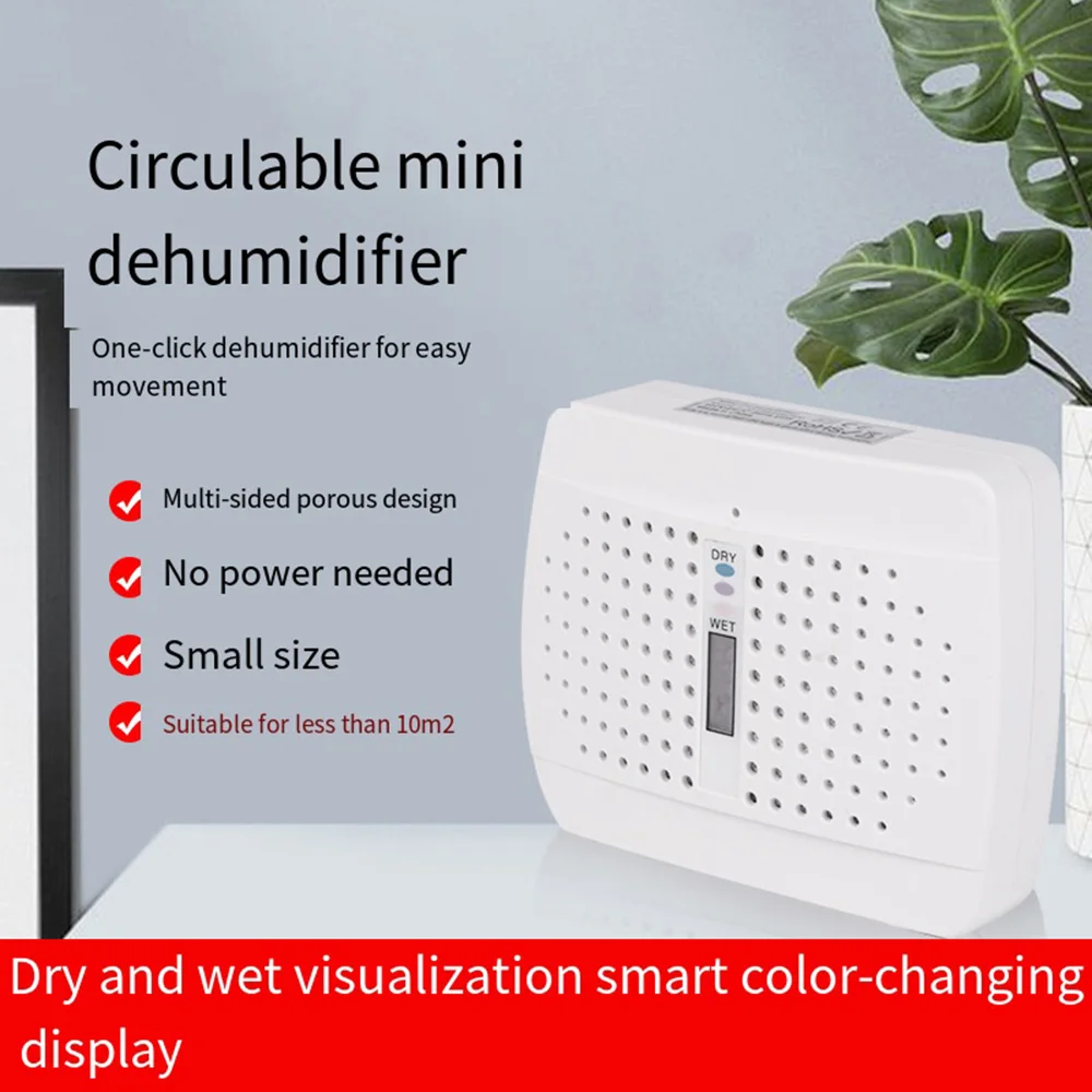 

25W Mini Smart Dehumidifier Household Portable Energy Saving Air Dryer Anti-mildew Moisture Absorbent Dehumidifier Rechargeable