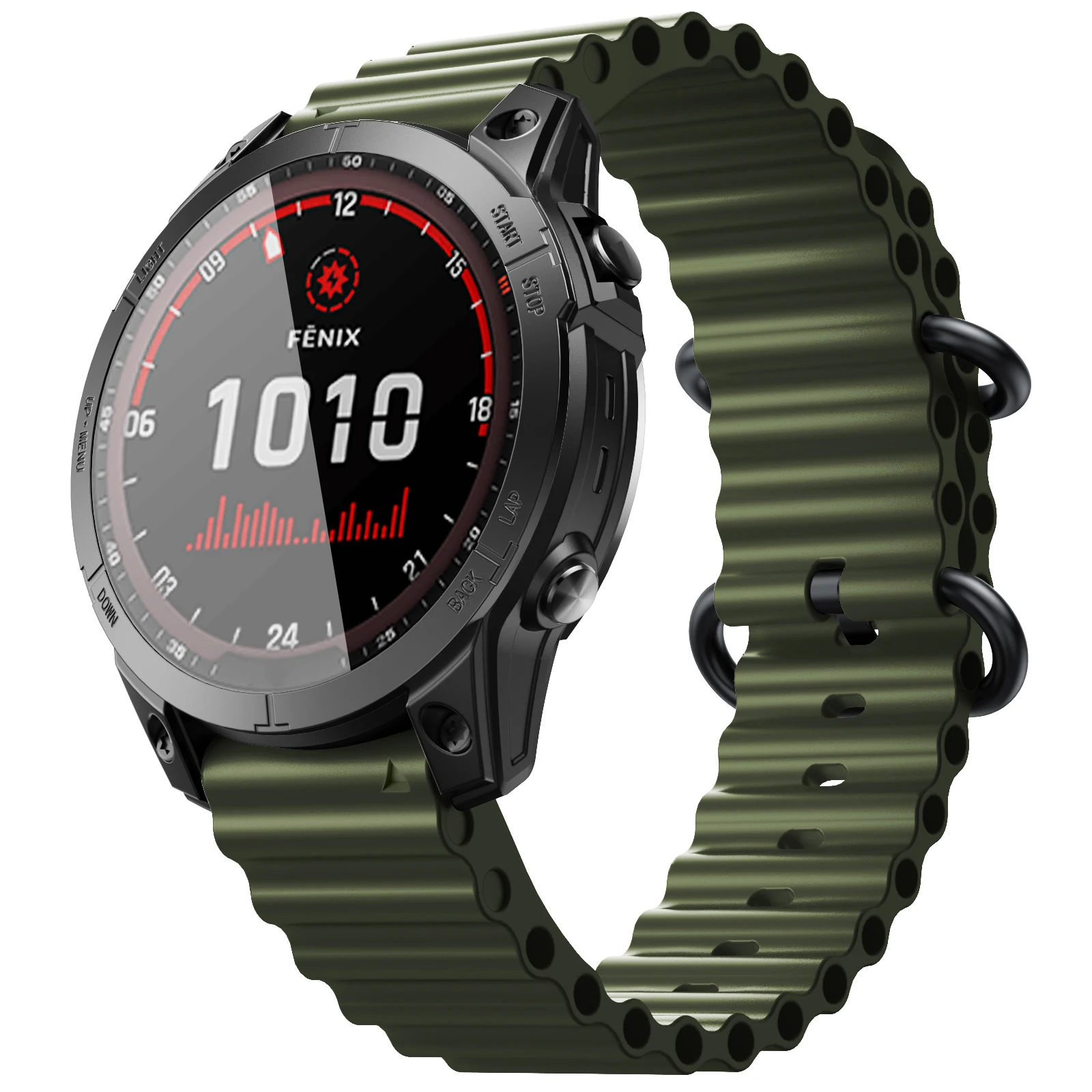 Soft Silicone Quick Release Wristband Strap - Easy Fit Belt for Smartwatches (22mm/26mm)
