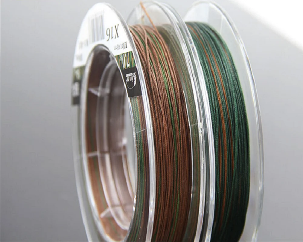 Fishing Line Fishing Tackle Fishing Line 16 Strands Braided Fishing Cord Multifilament 100M PE for Saltwater Strong Weave Carp Trout Wire Sea Supplies