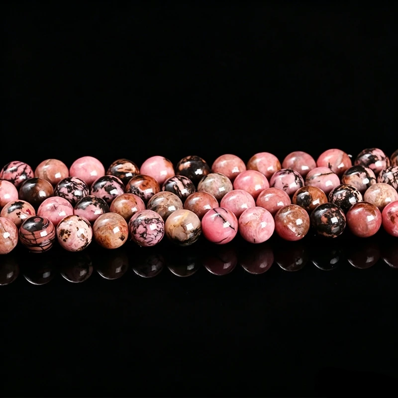 Natural Southern Jade Dark Stone Beads for Jewelry Making - Round Spacer Jasper Beads in Various Sizes