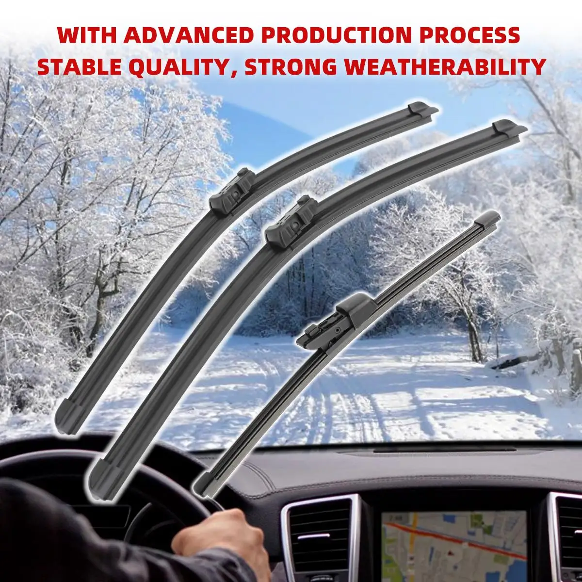 1/2/3/4/6PCS Car Wiper For SKODA Yeti 2009-2019 Front Rear Wiper Blades Brushes Auto Accessories 2013 2014 2015 2016 2017 2018 5