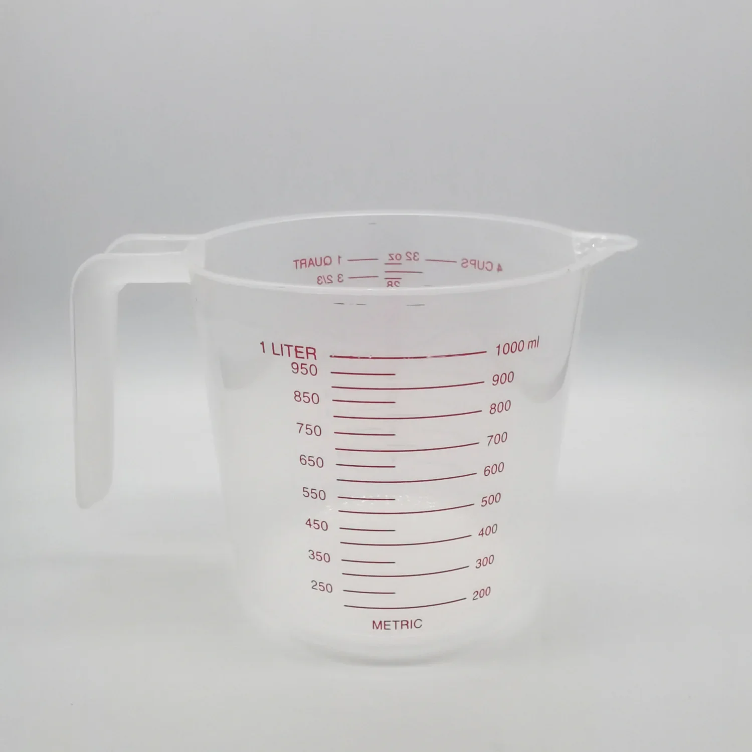 Transparent Plastic Graduated Measuring Cup