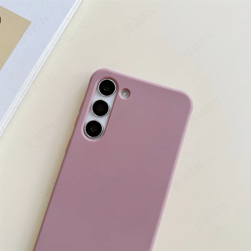 Étui de téléphone à bandoulière avec lanière pour Samsung Galaxy S25 S24 S22 S23 S20 S21 FE Plus Note 20 Ultra Silicone Soft TPU Back Cover_voghion.com