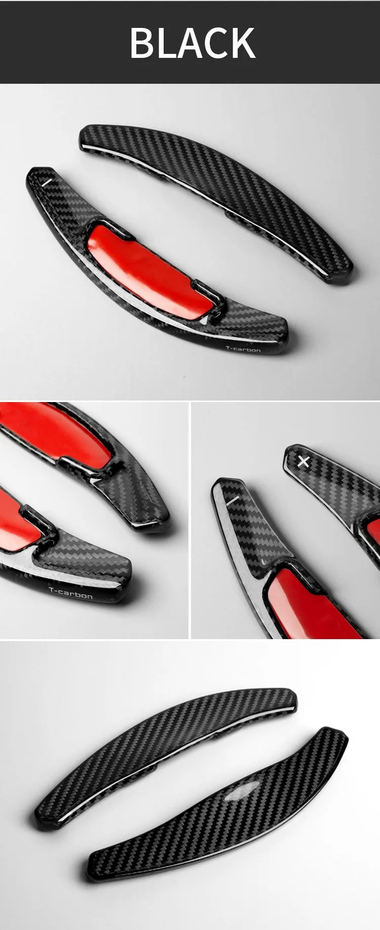 T-carbon Steering Wheel Paddle Shifter Fit For Honda New Fit Odyssey Auto Accessories Shift Paddle