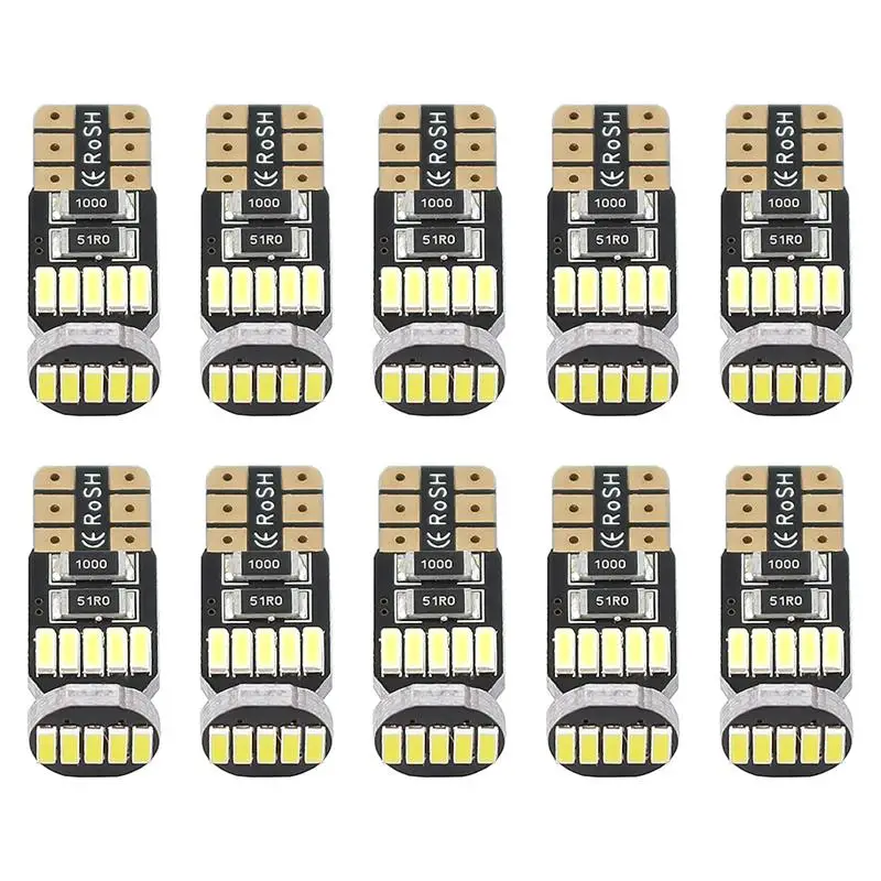 Светодиодная лампа Canbus T10 W5w 194 4014 15-smd 10 светодиодный т. |