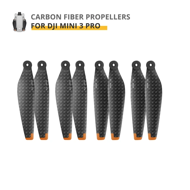 Ferbao Hélices en fibre de carbone pour drone DJI Mini 3 Pro