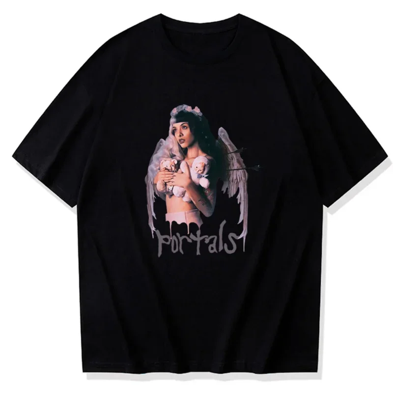 

SingerMelanieMartinezPortalsT-ShirtsPrintMenWomenShortSleevesCottonTShirtHipHopHarajukuUnisexTeesTopClothing