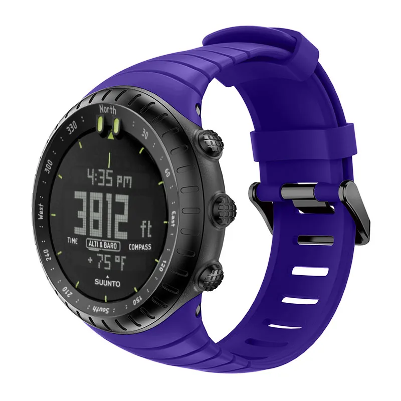 Silicone Sport Replacement Watch Strap - Soft, Durable Bracelet Wristband Accessories