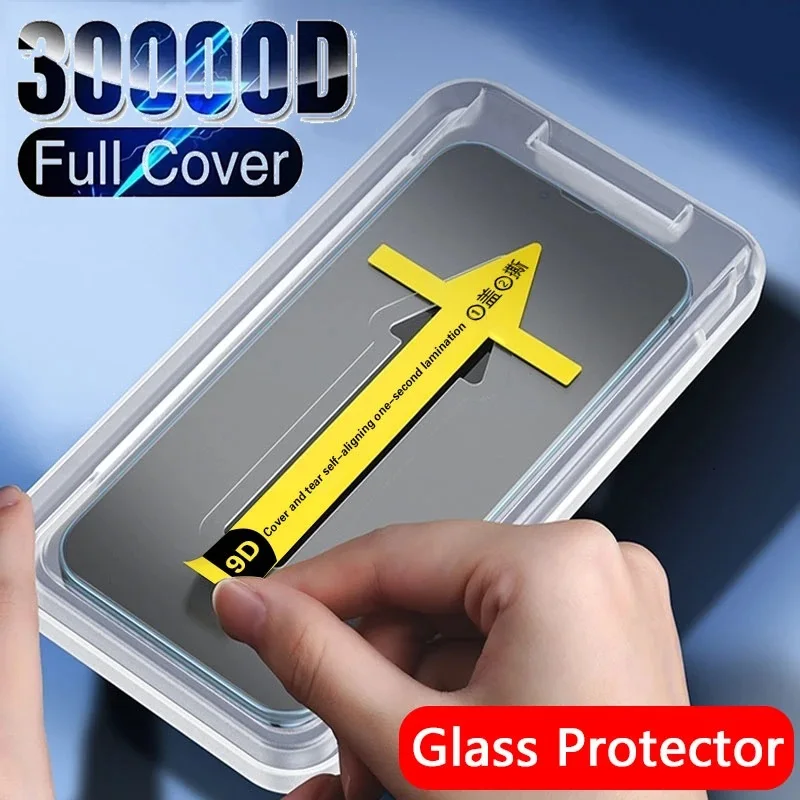 Per Vivo Iqoo 12 11 10 Pro Screen Protector Vivo X100 Pro X100Pro Pellicola Protettiva In Vetro Temperato Con Strumento Di Installazione Automatico