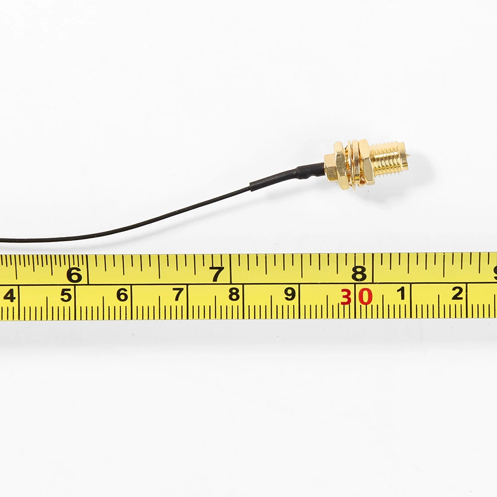Wifi Antenna 1 Pair M.2 Interface 30cm IPEX 4 MHF4 To RP-SMA 0.81mm RF Pigtail Intel AX210