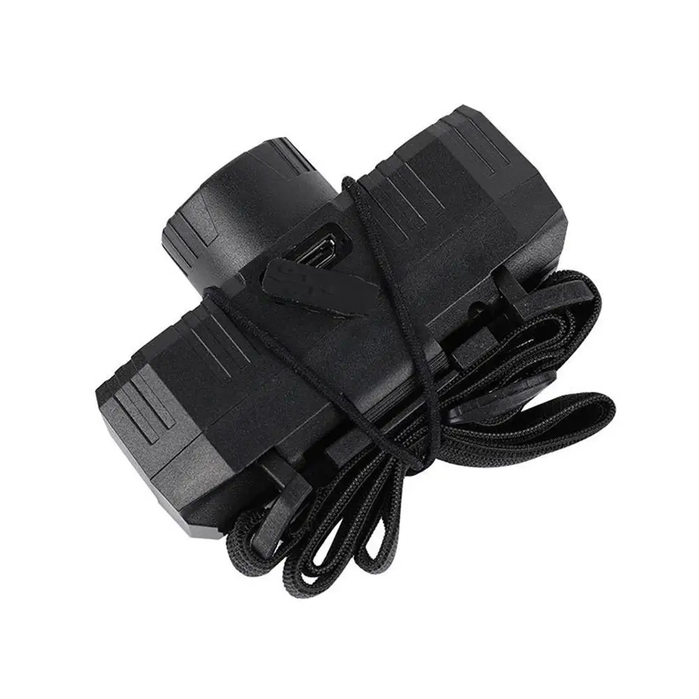 휴대용 USB 충전식 IP65 방수 3 가지 모드 강력한 램프, LED 낚시 조명 마운트 램프, 야외 캠 B2x4