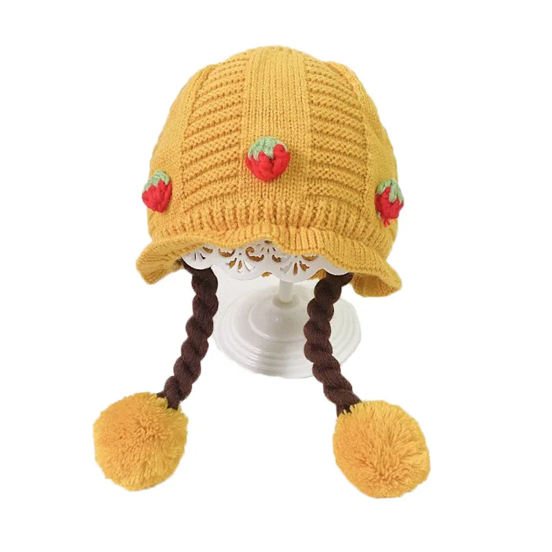 帽子 ANDMARY Baby knit babushka Ivory ANDMARY】Baby knit babushka