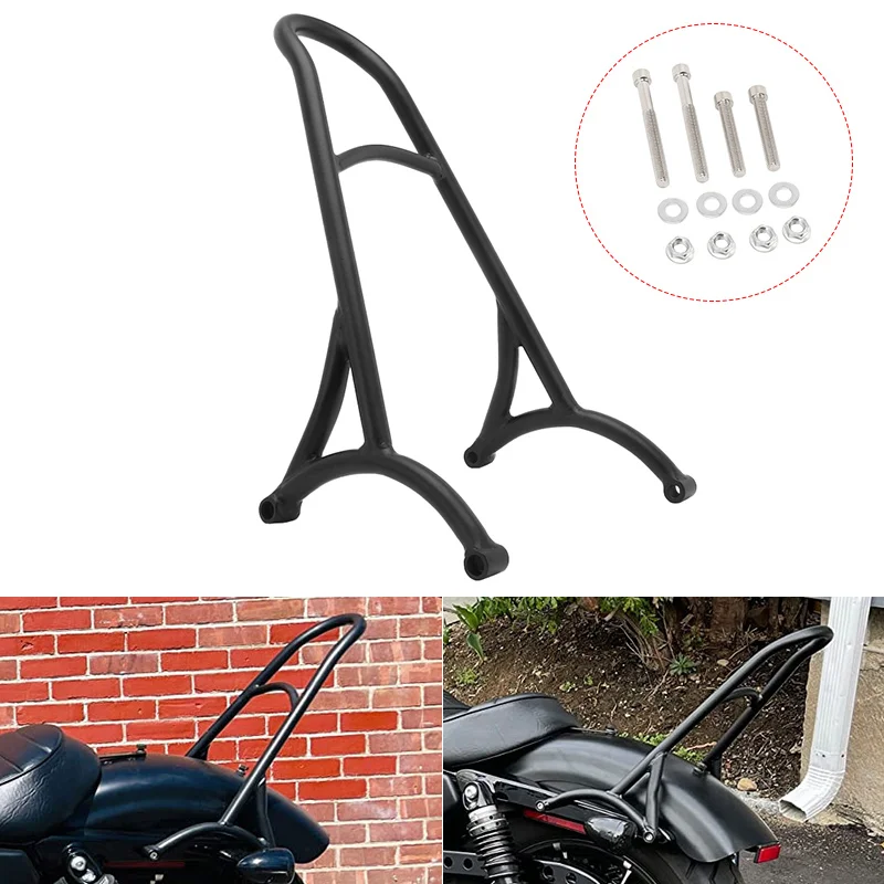 

Motorcycle Short Passenger Sissy Bar Backrest For Harley Sportster XL Iron Nightster 883 XL1200 X48 1200 72 2004-2016