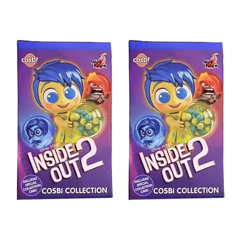 Figuras de anime de la serie Inside Out 2 de Disney, caja sorpresa Kawaii con alegría, tristeza, ira y miedo, regalo de Navidad para niños