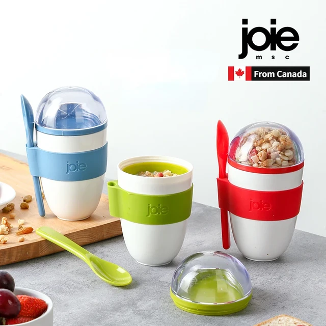 1 Taza De Desayuno Taza De Ensalada Portátil Con Cuchara Con