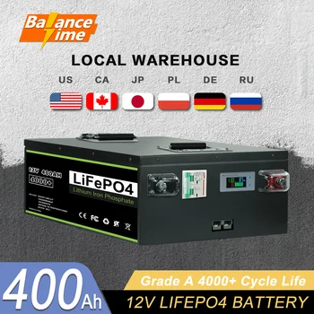 새로운 등급 A 내장 BMS, RV 보트 태양 에너지, LiFePO4 배터리 팩, 12V, 24V, 48V, 100Ah, 200Ah, 280Ah, 300Ah, 400Ah, 세금 없음