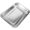 Metal Cat Litter Box Stainless Steel Large Capacity Pan Open Type for Cats Kitten Safe Stable Easy to Clean Home Decor Friendly 4