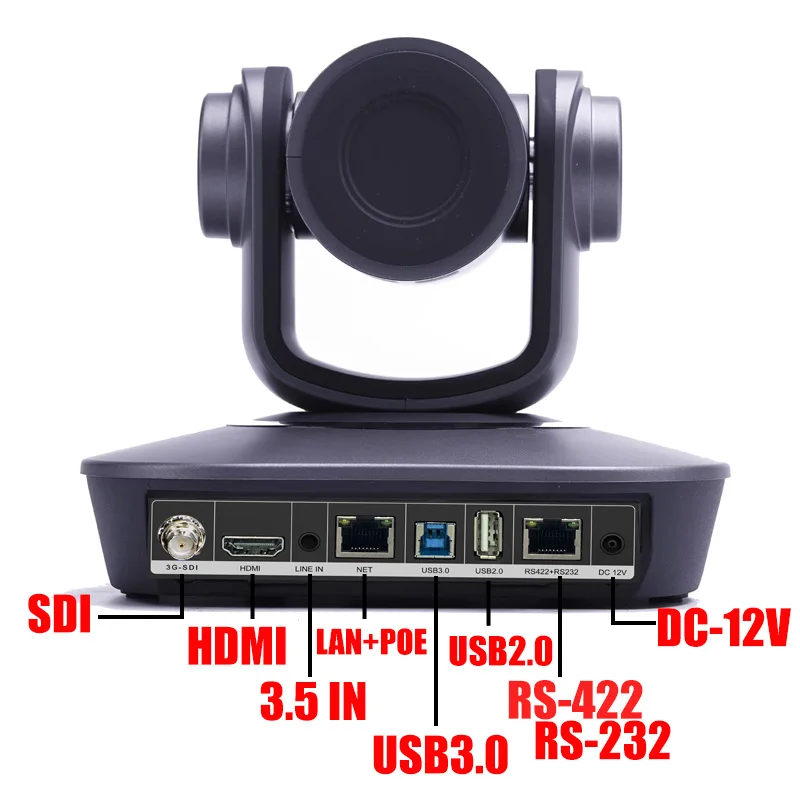 PTZ Video conference cameras NDI 4K, 1080P, 10, 20, Zoom, HDMI SDI, LAN, USB，POE are suitable for church, live broadcast,Youtube 4