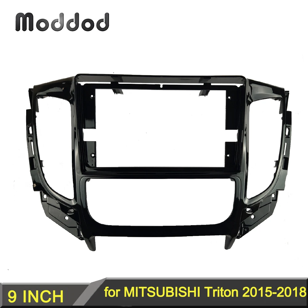 

2 Din Radio Frame for MITSUBISHI Triton 2015-2018 9 INCH Stereo GPS DVD Player Install Panel Dash Mount Kit Faceplates Bezel