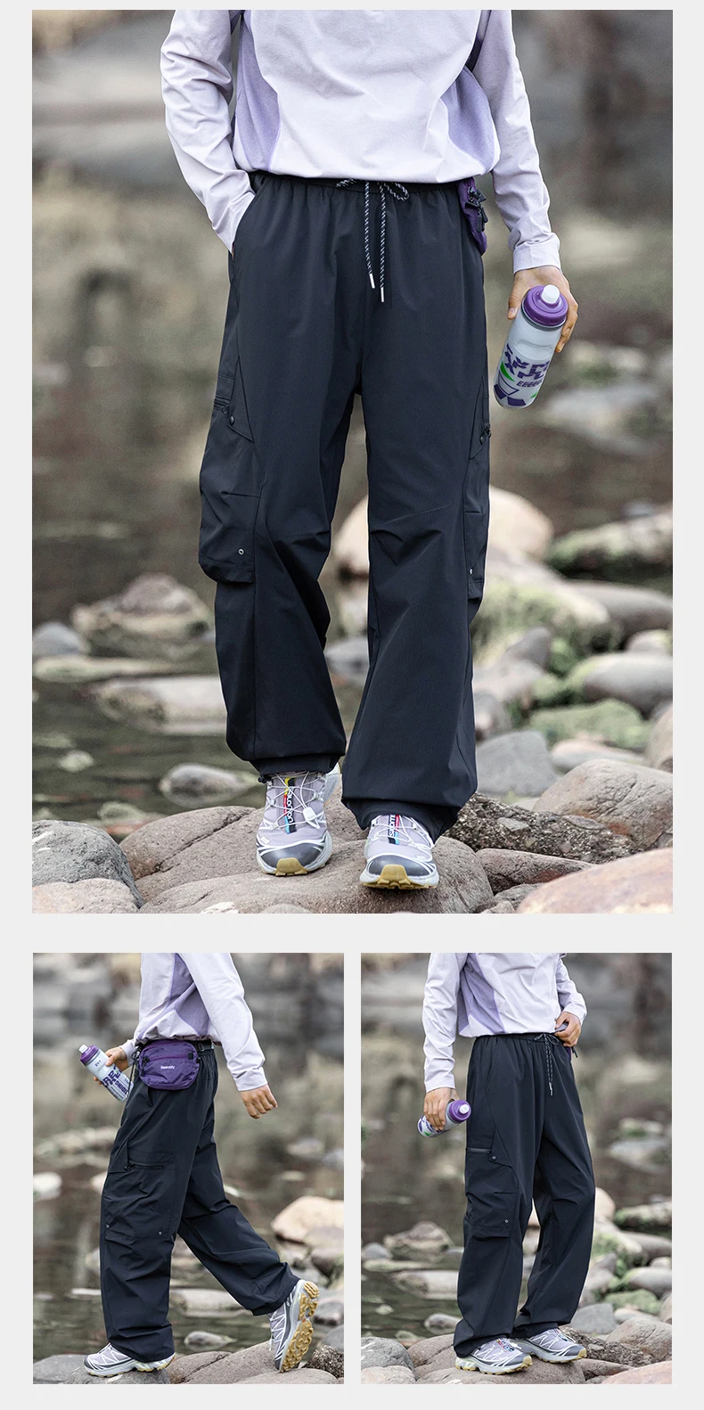 Unisex Stretch Water Resistant Outdoor Jogger Pants
