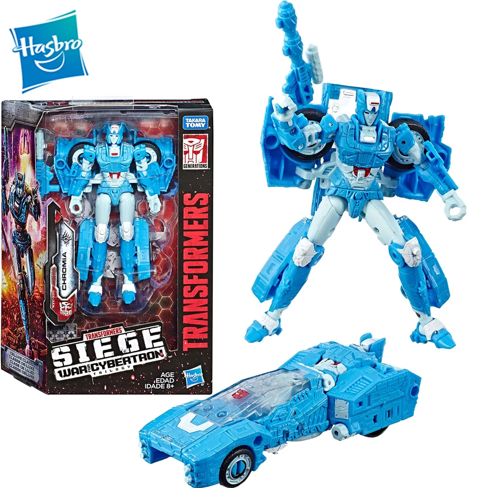 Original Strappo Transformers Generations War For Cybertron Deluxe Wfc-S20 Chromia Action Figure Collection Model Toys