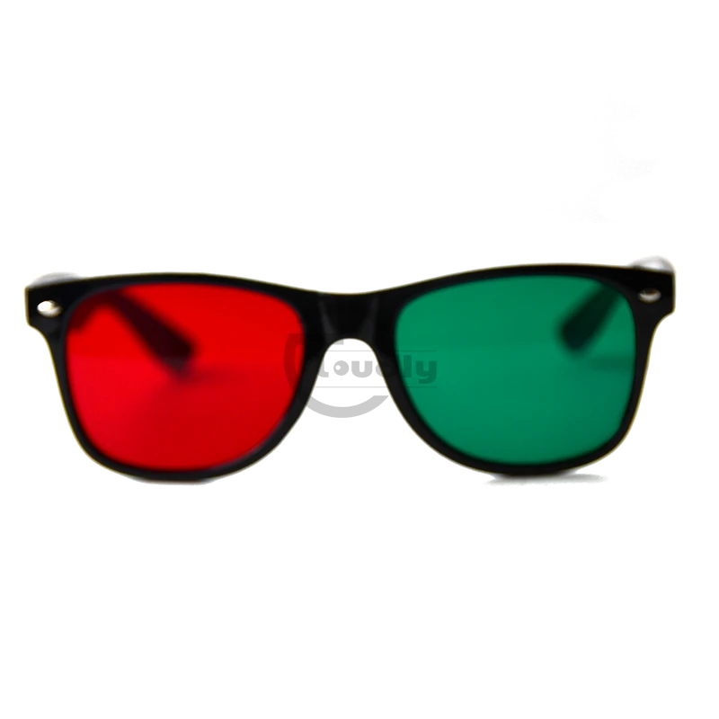 Optical Clinic Red Green Glasses Eyeglass for Amblyopia Training
