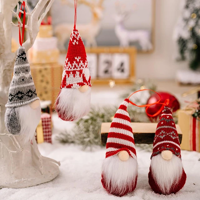 Christmas Gnomes Decorations  Christmas Gnomes Ornaments - Christmas  Pendant & Drop Ornaments - Aliexpress