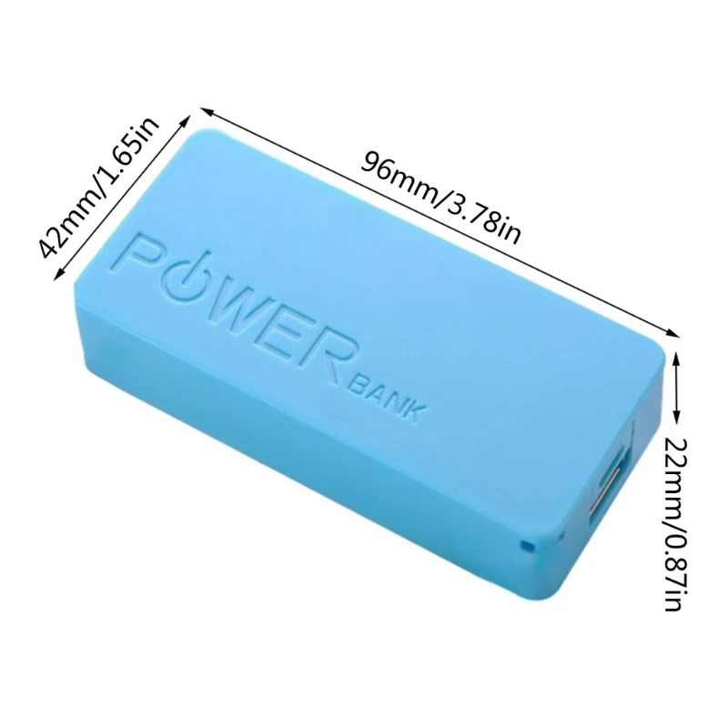 케이스 상자에 대 한 DIY 전원 은행 전화 Stroage 상자 휴대용 184A에 대 한 케이스에 대 한 5600mAh 2X 18650 USB 배터리 충전기