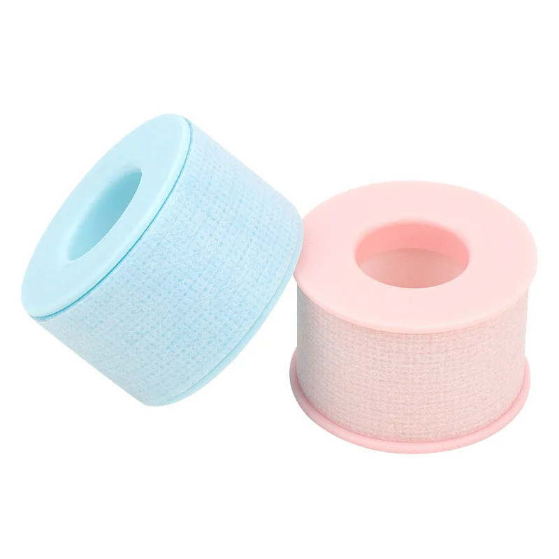Eyelash Silicone Tape Lash Extension Adhesive Tape Small Hole Breathable Easy Tear Eye Pads Paper Patch Makeup Tools 2pcs/Box