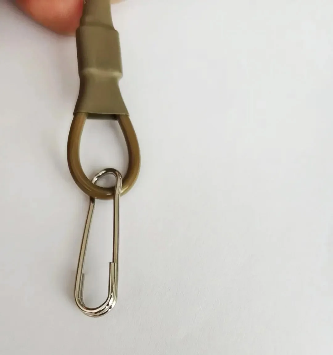Elastic Lanyard Rope Tactical Anti-lost Military Spring Safety Strap Gun Rope For Key Ring Chain Flashlight Hunting Accessories