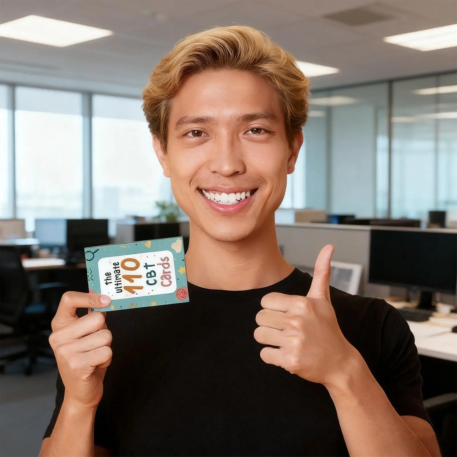 정신 건강 카드 110개 인지 행동 카드 성인 청소년 학생 개인용 감정 관리 용품