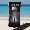 Thrilling Game S-Silent H-Hill Microfiber Blanket Quick Drying Beach Towels Oversized Printing Super Absorbent Pool Towel 5