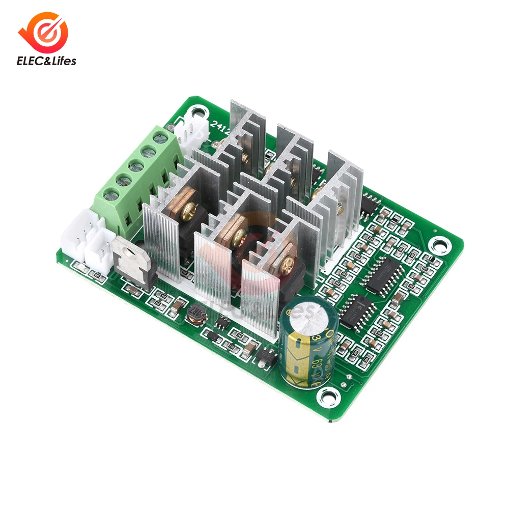 DC 5-36V 15A BLDC Motor Controller Speed Motor 3-Phase No Hall DC Brushless Controller Regulator Governor Power Supply