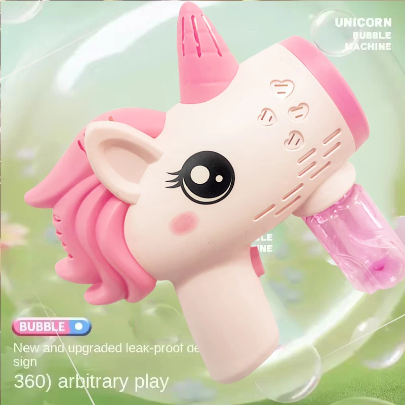Automatic Unicorn Bubble Machine For Outdoor Party Games_voghion.com