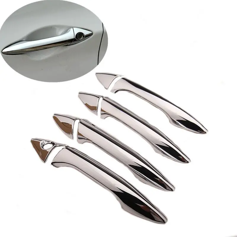 APPERFiT Exterior Door Handle W/Gasket Chrome For Front