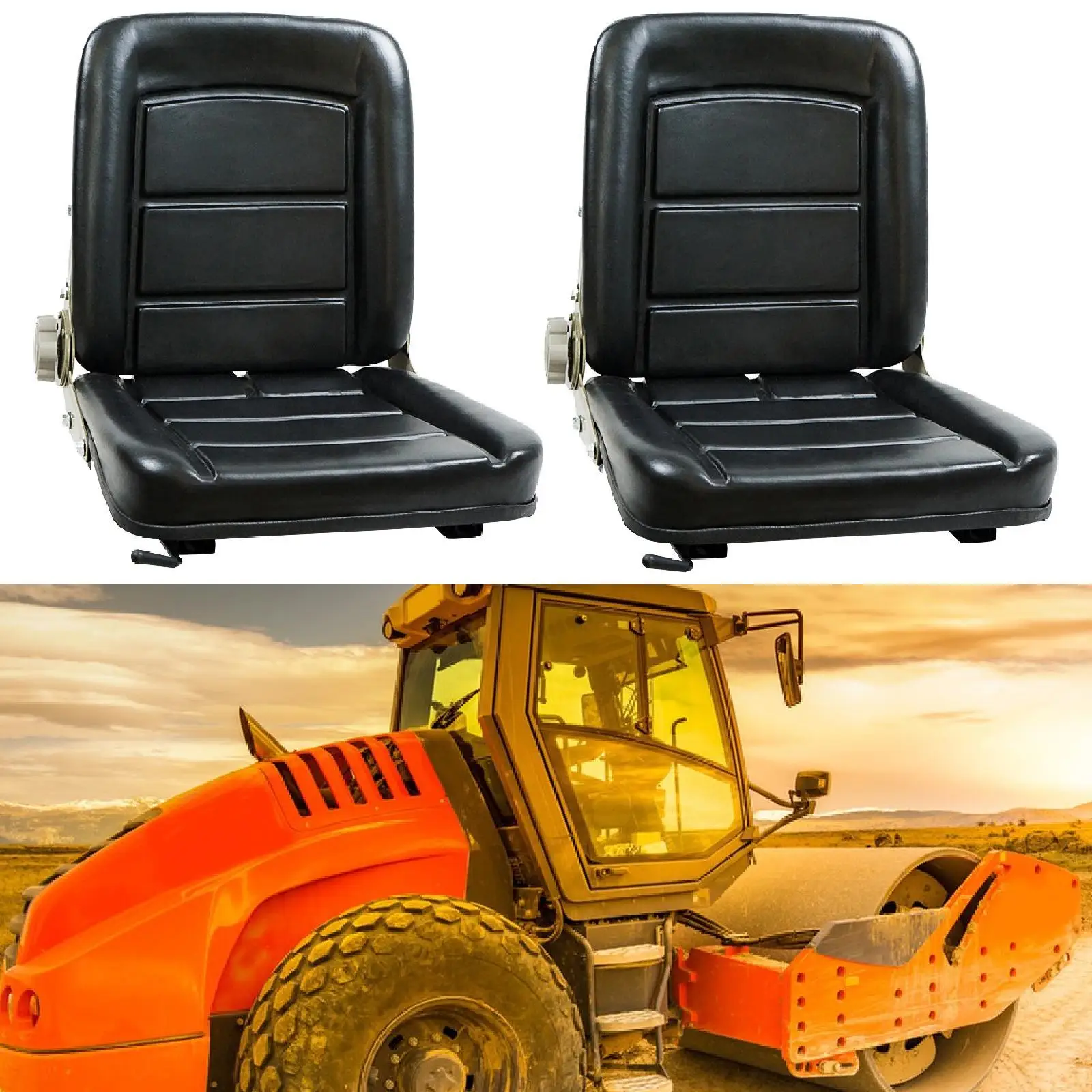 Universal Forklift Seat Accessories Adjustable Ergonomic Easy to Install