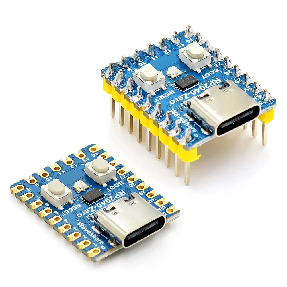 RP2040-Zero 개발 보드 모듈 마이크로컨트롤러, RP2040 개발 모듈, 듀얼 코어 프로세서, 29 GPIO 핀, 라즈베리 파이용