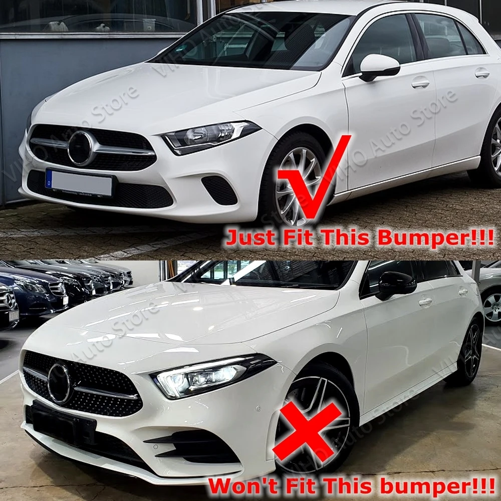 스플리터 디퓨저 가드 메르세데스 벤츠 A 클래스 W177 V177 Pre-LCI 자동차 범퍼 립 A180 A200 A220 A250 2018 2019 2020 2021 2022